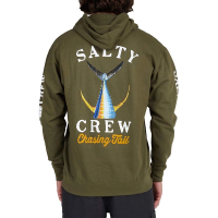 Men's Salty Crew Tailed Fleece Hoodie Large Army