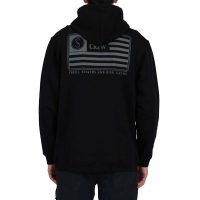 Men's Salty Crew Freedom Flag Hoodie Small Black