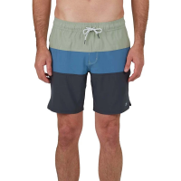 Men's Salty Crew Beacons 2 Elastic Swim Boardshorts Small Dusty Sage