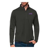 TCU Horned Frogs Antigua Tribute 1/4 Zip Small Smoke