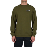 Men's Salty Crew Top Stitch Crewneck Sweatshirt Medium Army