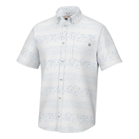 Men's Huk Up Stream Kona Button Up Shirt XLarge White