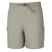 Men's Huk Creek Bed Cargo Chino Shorts Large Khaki