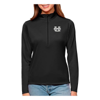 Utah State Aggies Antigua Women's Utah State Tribute Top 1/4 Zip 2XLarge Black