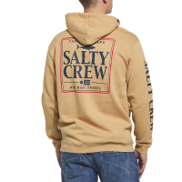 Men's Salty Crew Coaster Fleece Hoodie 2XLarge Sandstone