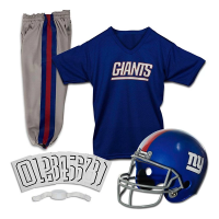 Franklin Sports New York Giants Deluxe Football Uniform Set