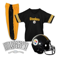 Franklin Sports Pittsburgh Steelers Deluxe Football Uniform Set