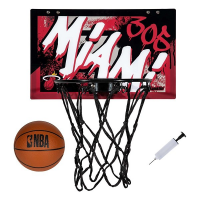 Franklin Sports NBA Miami Heat Over the Door Basketball Hoop