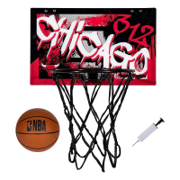 Franklin Sports NBA Chicago Bulls Over the Door Basketball Hoop