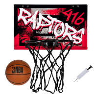 Franklin Sports NBA Toronto Raptors Over the Door Basketball Hoop