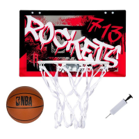 Franklin Sports NBA Houston Rockets Over the Door Basketball Hoop