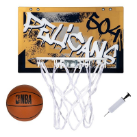 Franklin Sports NBA New Orleans Pelicans Over the Door Basketball Hoop