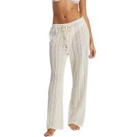 Women's Billabong Largo Beach Pant Swim Cover Up Medium Salt Crystal