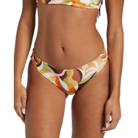 Women's Billabong Reversible Lowrider Swim Bottoms Large Return To Paradise