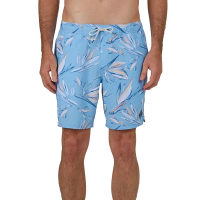 Men's Salty Crew Lowtide Elastic Swim Boardshorts Small Blue