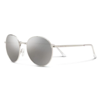 Men's Smith Bridge City Polarized Sunglasses Silver/Polarized Silver Mirror