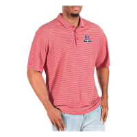 Arizona Wildcats Antigua Arizona Esteem Big & Tall Polo 2XLarge Tall Dark Red Heather/White