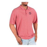 Ohio State Buckeyes Antigua Ohio State Esteem Big & Tall Polo 2XLarge Tall Dark Red Heather/White