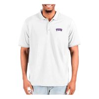 TCU Horned Frogs Antigua Affluent Big & Tall Polo XLarge Tall White/ Silver