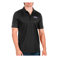 TCU Horned Frogs Antigua Spark Polo Small Black