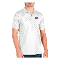 TCU Horned Frogs Antigua Spark Polo Small White