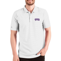 TCU Horned Frogs Antigua Esteem Polo 3XLarge White/Silver