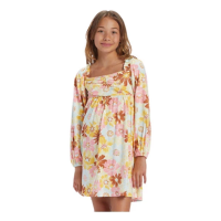 Girls' Billabong Blossom Dress Large Flamingo