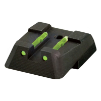 HIVIZ LiteWave Fiber Optic Rear Sight for H&K 45, P30 and P30L pistols.