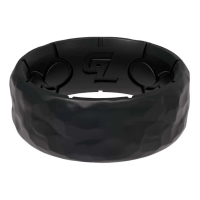 Men's Groove Life Zeus Hammered Silicone Ring 9 Graphite