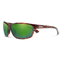 Men's Suncloud Sentry Polarized Sunglasses Tortoise/Polarized Green Mirror