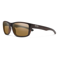 Men's Suncloud Mayor Polarized Sunglasses Matte Burnished Brown/Polarized Brown