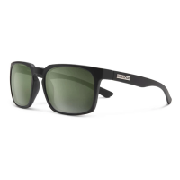 Men's Suncloud Hundo Polarized Sunglasses Matte Black/Polarized Grey Green