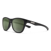 Men's Suncloud Topsail Polarized Sunglasses Matte Black/Polarized Grey Green