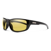 Men's Suncloud Milestone Polarized Sunglasses Black/Polarized Low Light Yellow