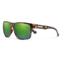 Men's Suncloud Rambler Polarized Sunglasses Matte Tortoise/Polarized Green Mirror