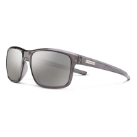 Men's Suncloud Respek Polarized Sunglasses Transparent Grey/Polarized Silver Mirror