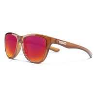 Men's Suncloud Topsail Polarized Sunglasses Crystal Amber/Polarized Red Mirror