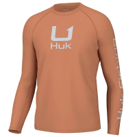 Men's Huk Icon Long Sleeve T-Shirt XLarge Sunburn