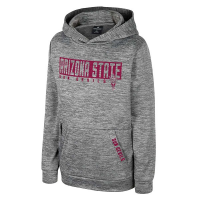 Arizona State Sun Devils Colosseum Kids Hoodie Medium Heather Grey