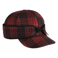 Women's Stormy Kromer The Millie Hunting Fitted Cap 7 Black/Red Tartan