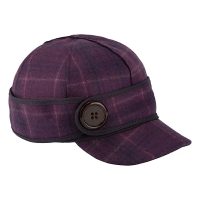 Women's Stormy Kromer The Button Up Hunting Fitted Cap 6 5/8 Plum Passion