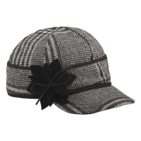 Women's Stormy Kromer The Petal Pusher Hunting Fitted Cap 6 1/2 Metro Plaid