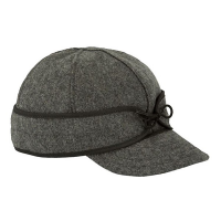 Men's Stormy Kromer Original Hunting Fitted Cap 7 Charcoal