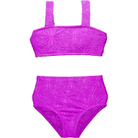 Girls' Hobie For Shore Swim Bikini Set 7 Violet