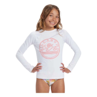 Girls' Billabong Core Suf Daze Swim Rashguard 10 White