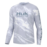 Men's Huk Mossy Oak Pursuit Performance Long Sleeve T-Shirt Medium Bonefish