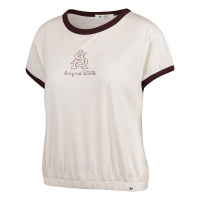 Arizona State Sun Devils 47 Brand Women's Dainty T-Shirt Large Sand