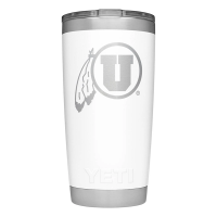 YETI Utah Utes 20oz Rambler Tumbler