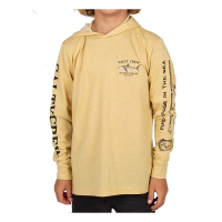 Boys' Salty Crew Bruce Tech Long Sleeve T-Shirt Medium Kelp Green