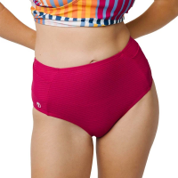 Women's Nani Swimwear Yoga Pocket Swim Bottoms XLarge Rib Berry